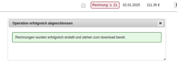 Rechnungen Exportieren - Erfolgreich Rechnungen Exportieren - Erfolgreich