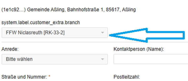 Angebot mit Zweigstelle Angebot mit Zweigstelle