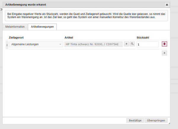 Eingangsrechnung - Wareneingang bestätigen Eingangsrechnung - Wareneingang bestätigen