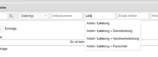 Filter nach Dienstleistung Filter nach Dienstleistung
